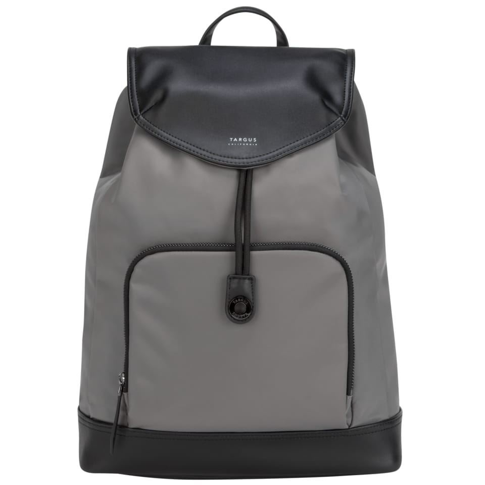 Newport Drawstring - 15in - Notebook Backpack - Grey