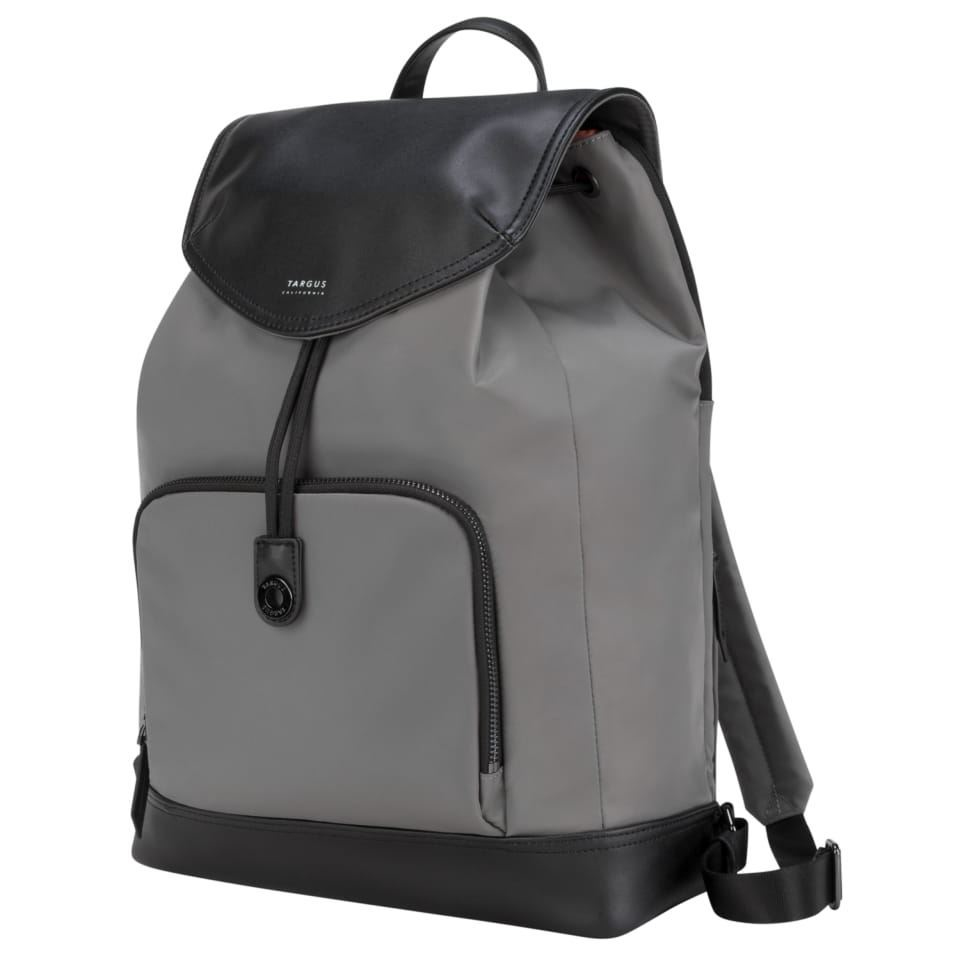 Newport Drawstring - 15in - Notebook Backpack - Grey