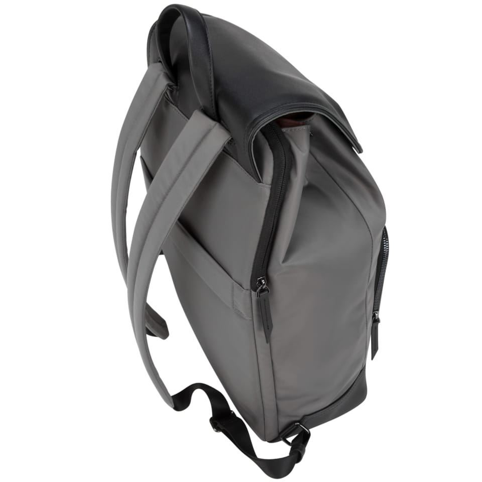 Newport Drawstring - 15in - Notebook Backpack - Grey