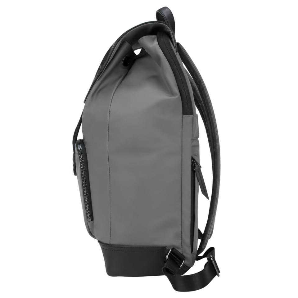 Newport Drawstring - 15in - Notebook Backpack - Grey