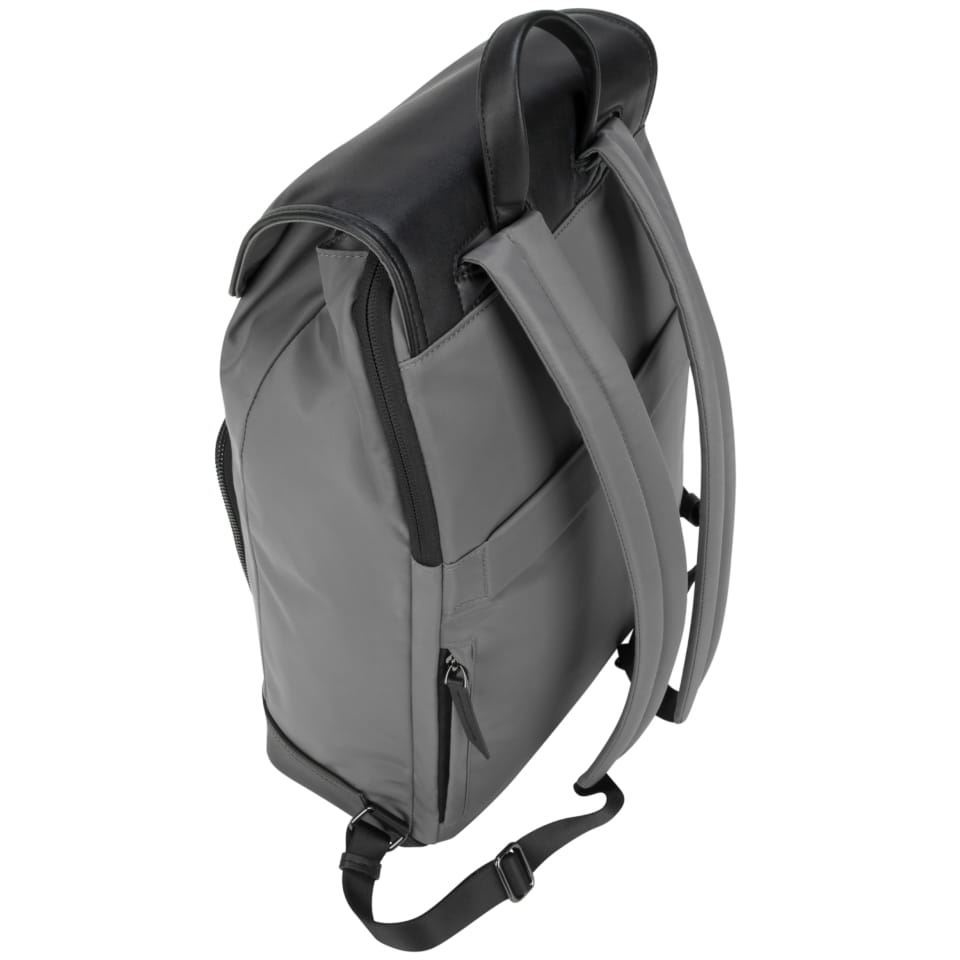 Newport Drawstring - 15in - Notebook Backpack - Grey