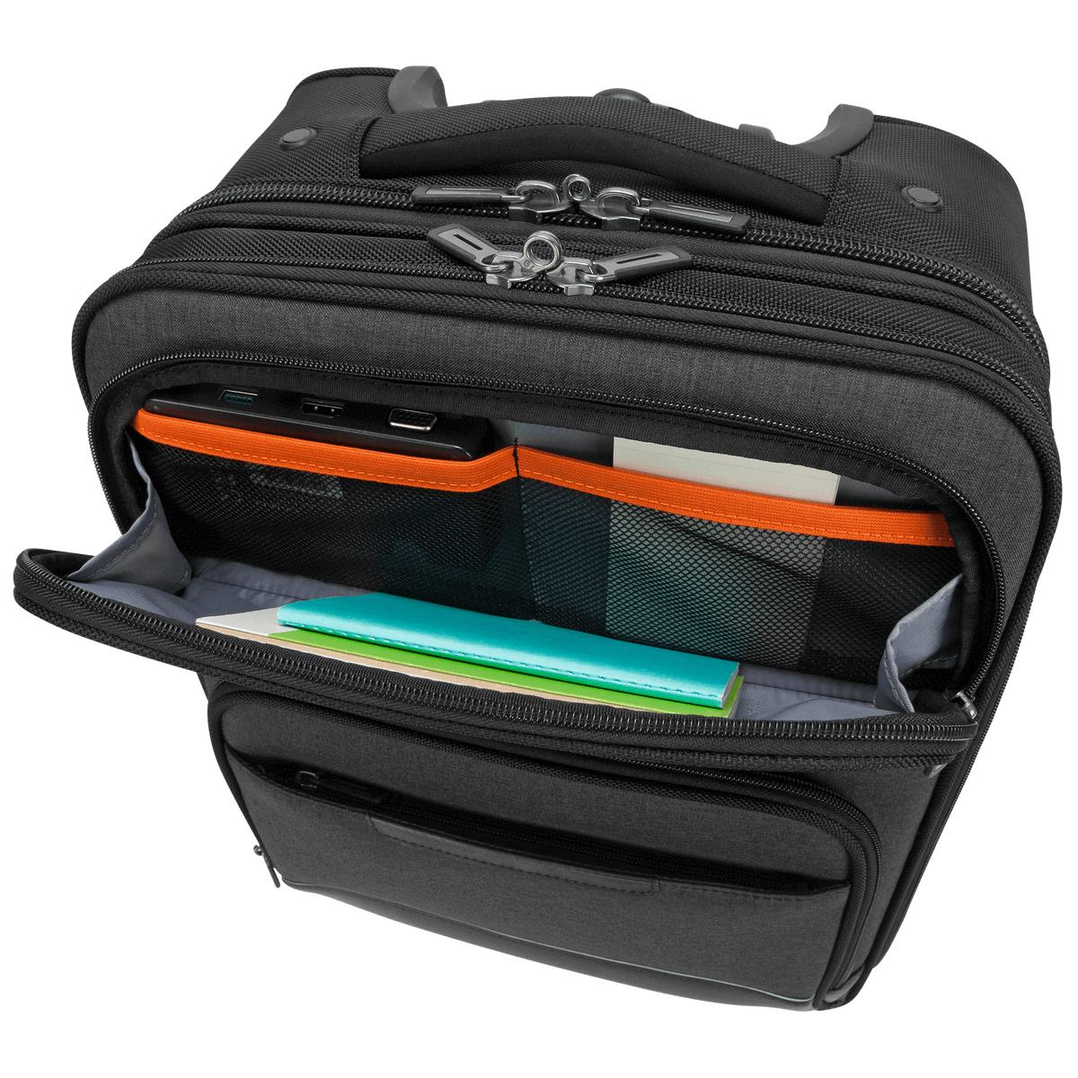 Citysmart - 12-15.6in - Compact Under-seat Roller Bag - Charcoal