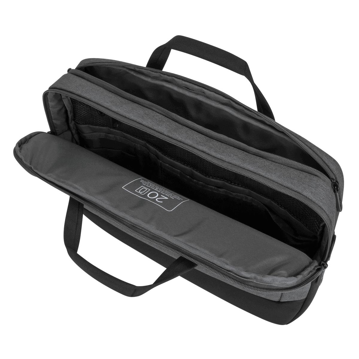 Cypress - 15.6in Notebook Briefcase With Ecosmart - (light Gray)