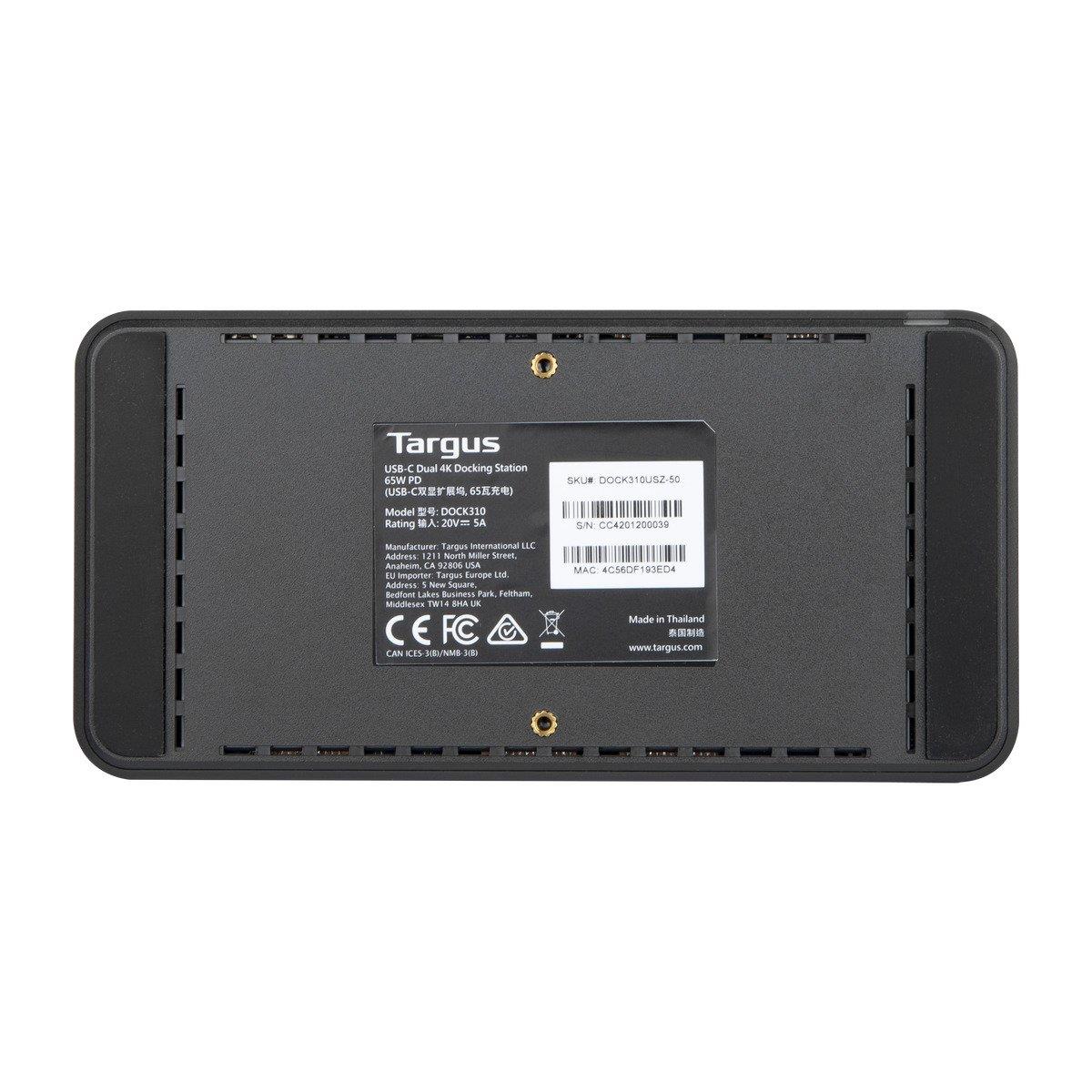 Docking Station - USB-c Dual 4k Dock With 65pd