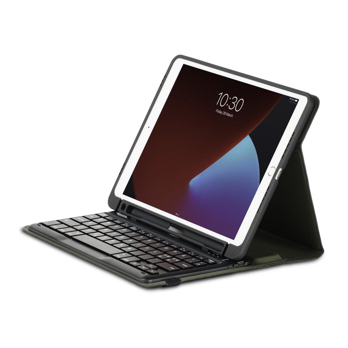 Pro-tek - Education Bluetooth Keyboard Case - For iPad (8th/ 7th Gen) 10.2in (nordic) - Black