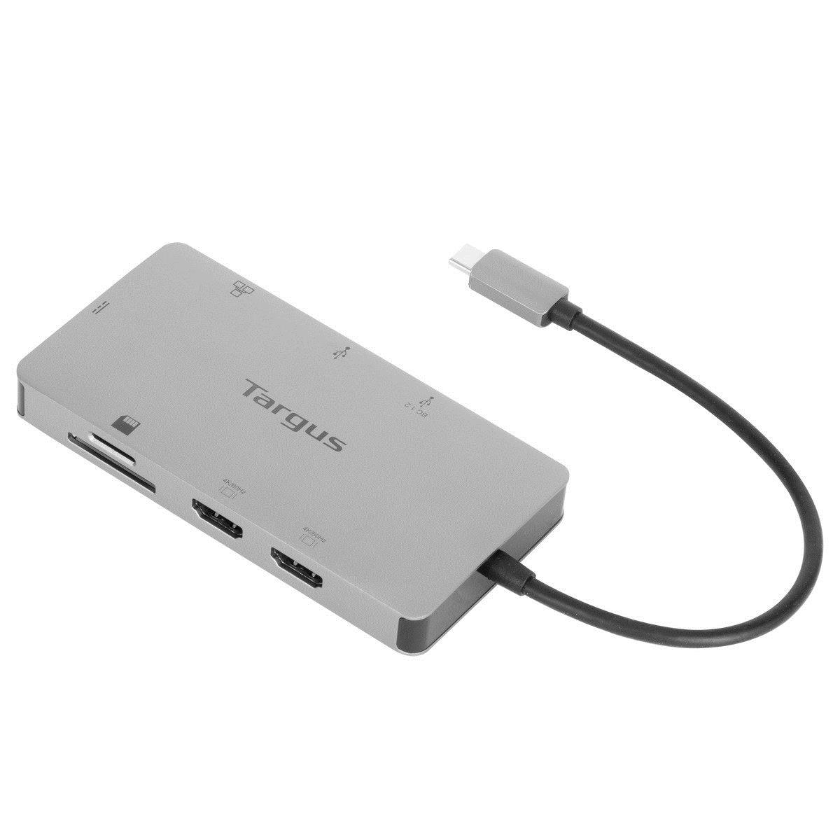 USB-c Universal Dual Hdmi 4k Docking Station With 100w Power Delivery Pass-thru