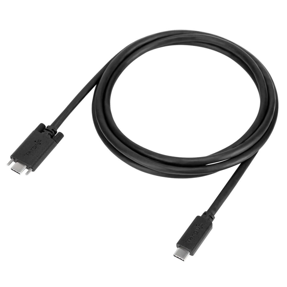 USB-c Male To USB-c Male 10gbps Screw-in Cable - 1m