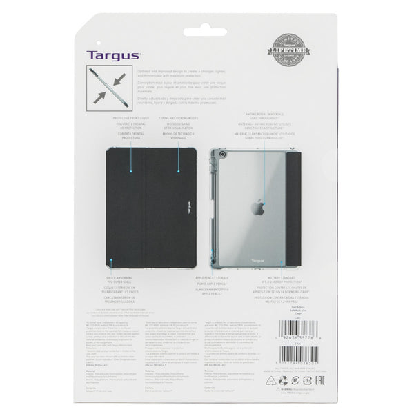 Safeport Slim Antimicrobial Case For iPad (9th, 8th And 7th Gen.) 10.2in - Clear