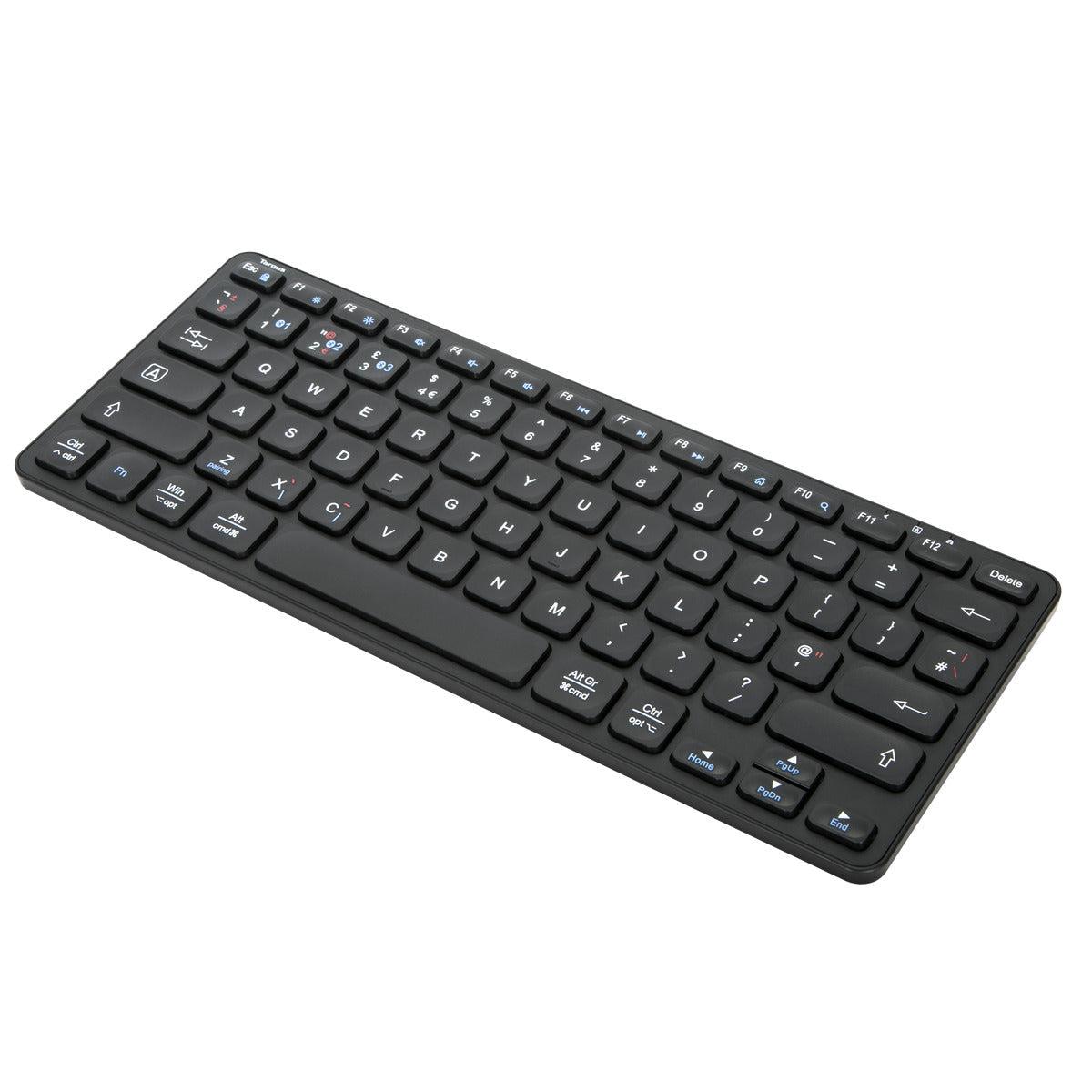 Compact Multi-device Bluetooth Antimicrobial Keyboard Qwerty (uk)