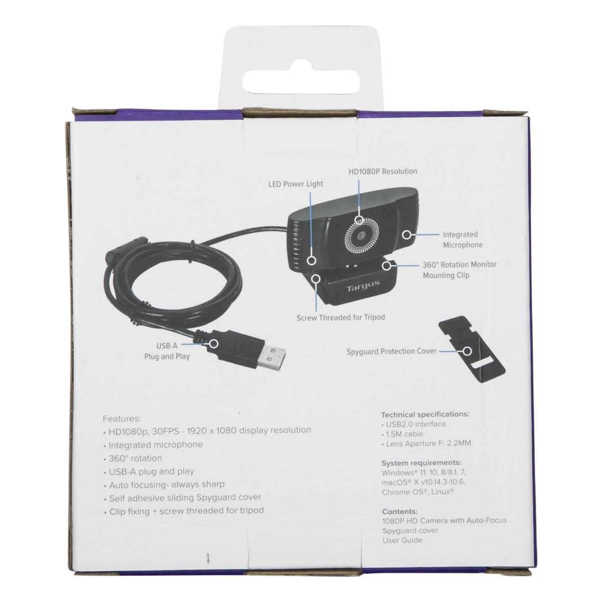 Webcam Plus - Full Hd 1080p Webcam With Auto Focus (includes Privacy Cover)