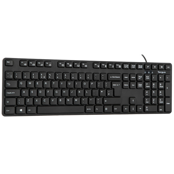 Antimicrobial USB Wired Keyboard - Qwerty Uk