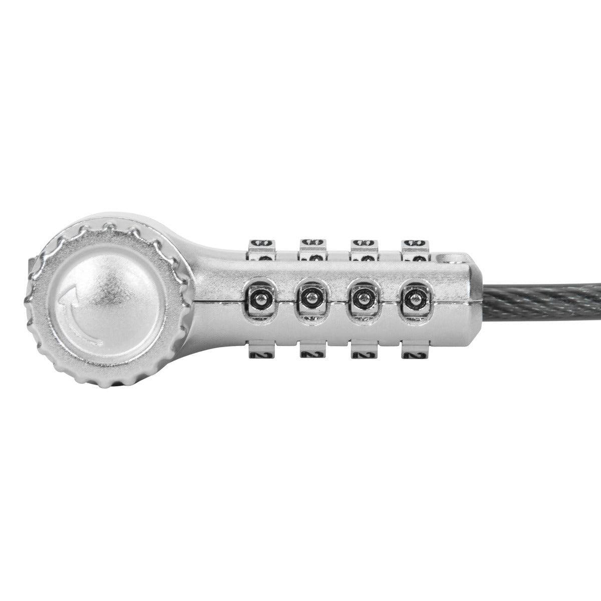 Ultimate Universal Serialised Combination Cable Lock With Adaptable Lock Head