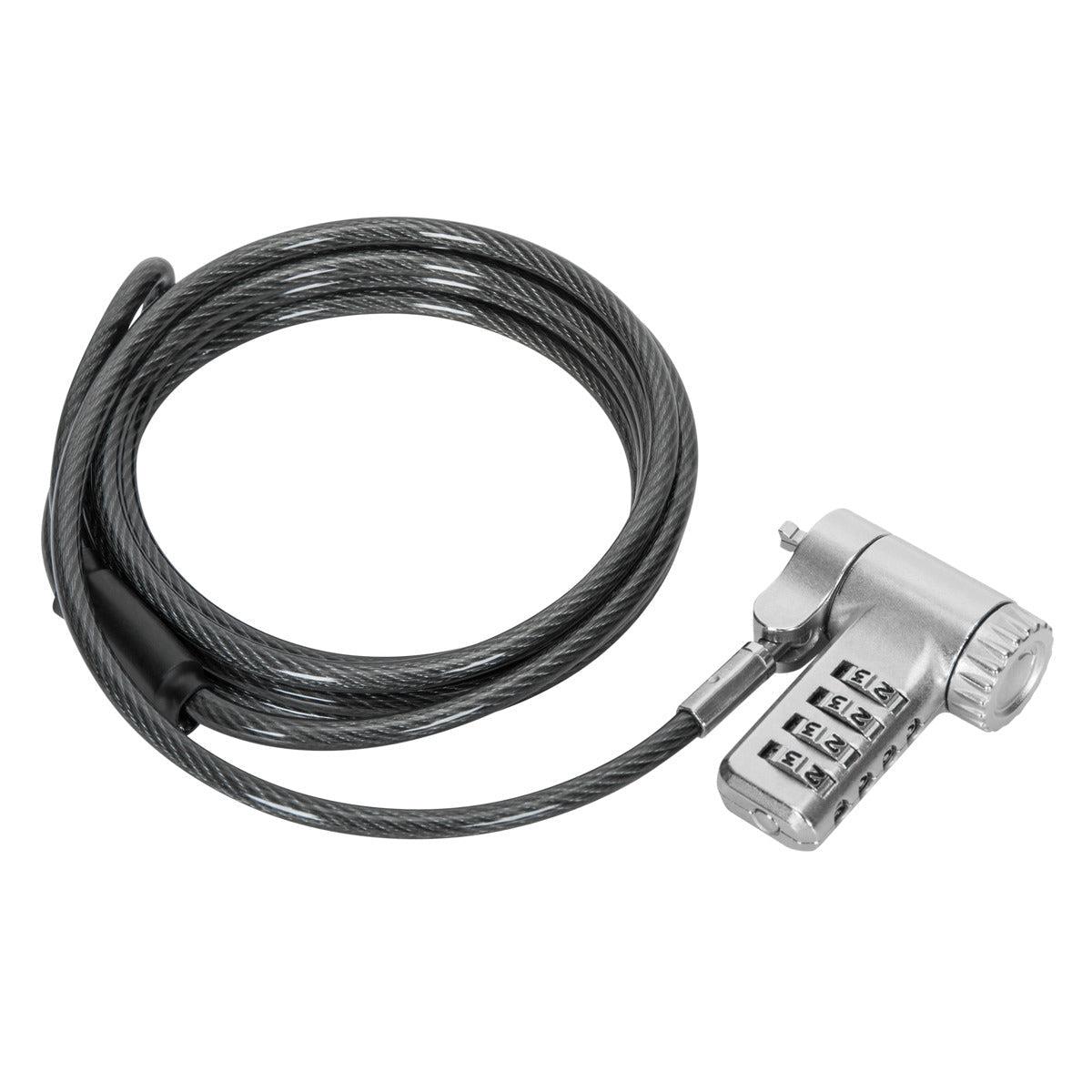 Ultimate Universal Serialised Combination Cable Lock With Adaptable Lock Head