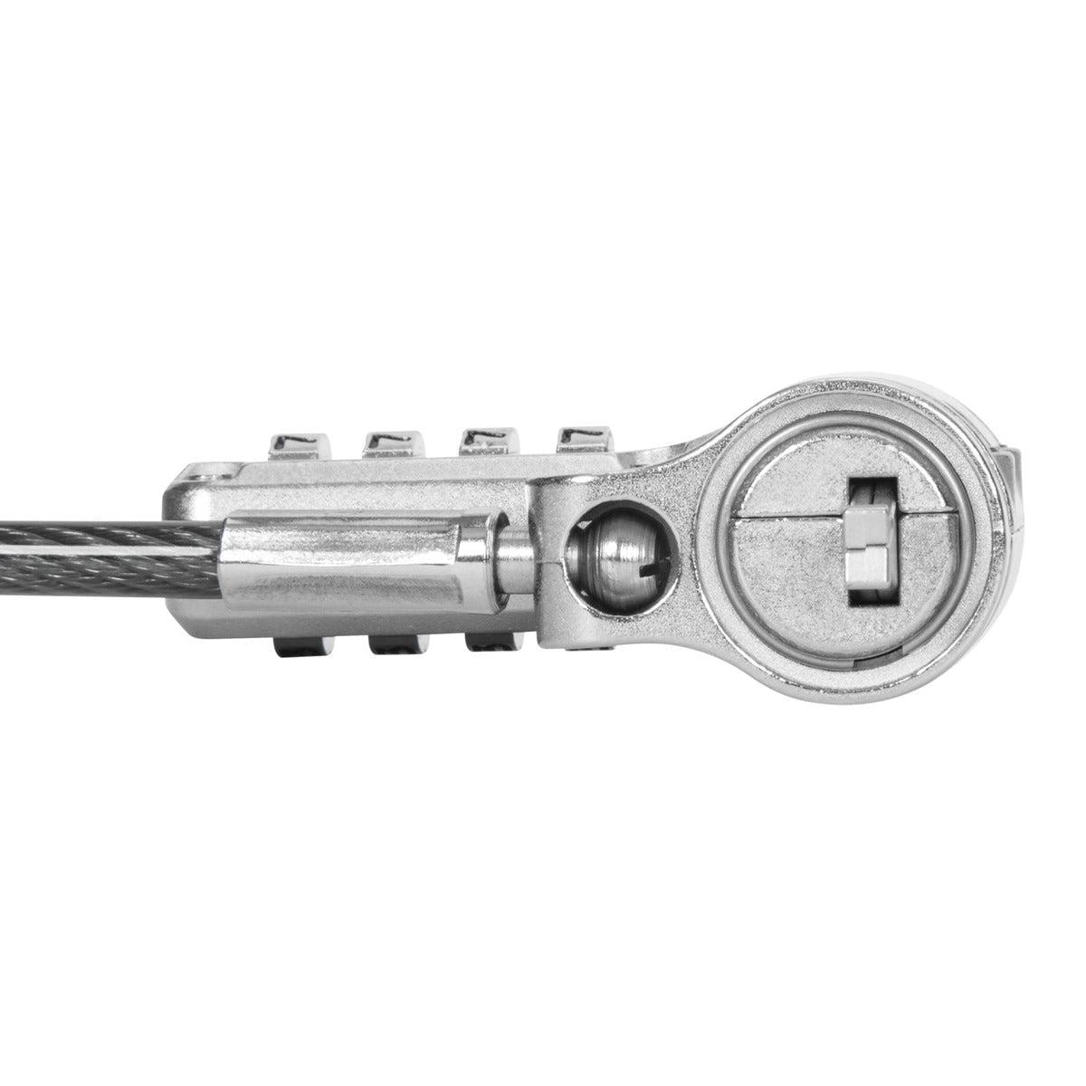 Ultimate Universal Serialised Combination Cable Lock With Adaptable Lock Head