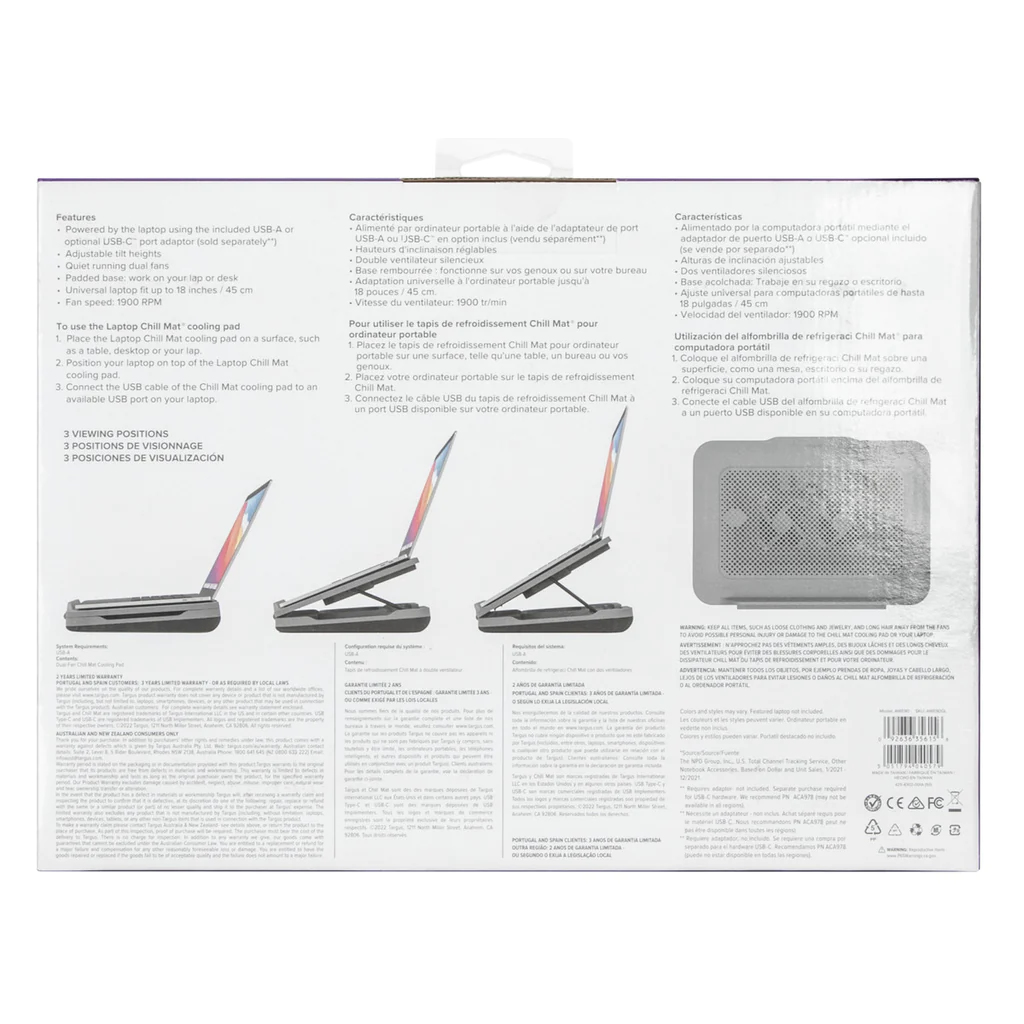 Dual Fan Chillmat Stand 16in