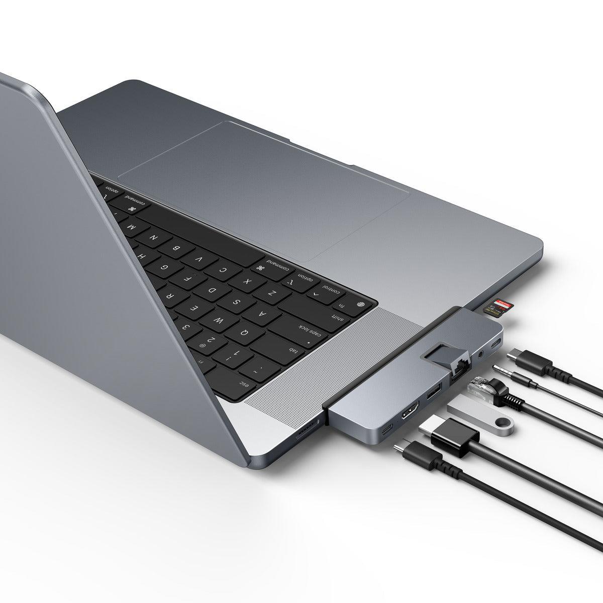 Hyper Drive Duo Pro 7-in-2 USB-c Hub - Grey