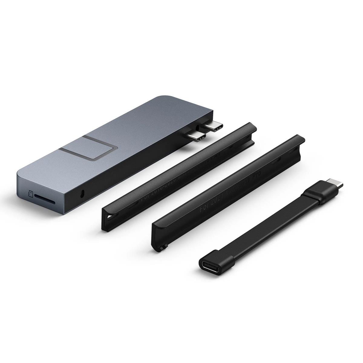 Hyper Drive Duo Pro 7-in-2 USB-c Hub - Grey