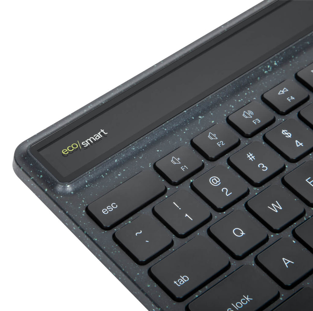 Ecosmart Energy Harvesting Antimicrobial Bluetooth Keyboard (no) Black