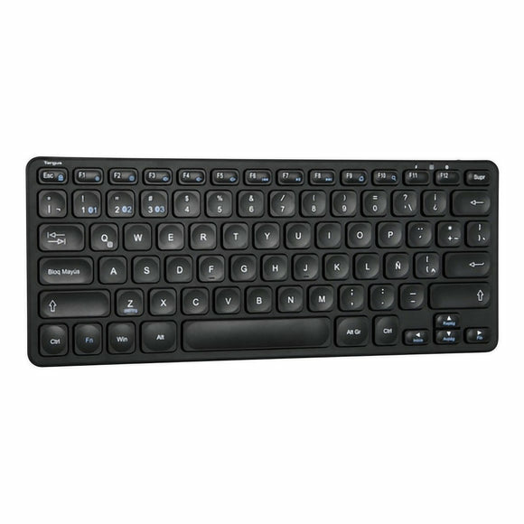 Compact Multi-device Bluetooth Antimicrobial Keyboard - Qwerty