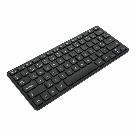 Compact Multi-device Bluetooth Antimicrobial Keyboard - Qwerty