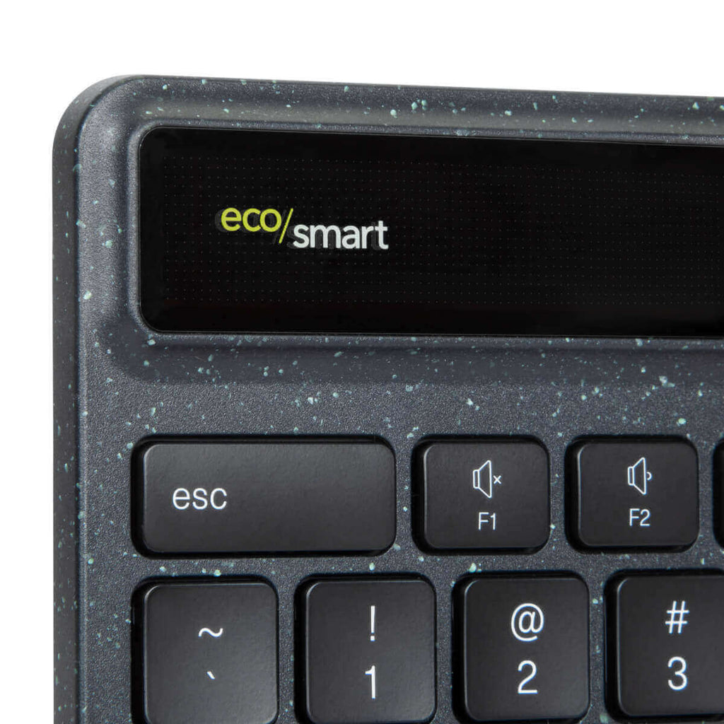 Ecosmart Energy Harvesting Antimicrobial Bluetooth Keyboard (es) Black