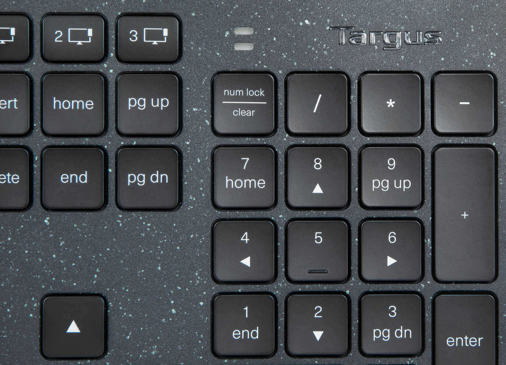Ecosmart Energy Harvesting Antimicrobial Bluetooth Keyboard (es) Black