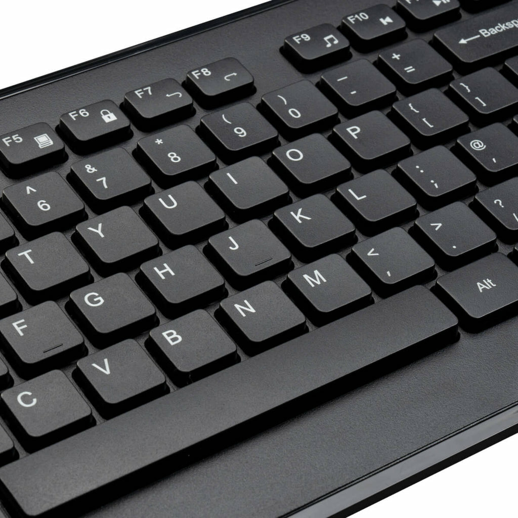 Full-size Wireless Keyboard And Mouse Combo - Black (nordic)