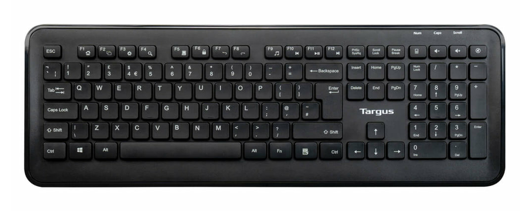 Full-size Wireless Keyboard And Mouse Combo - Black (nordic)