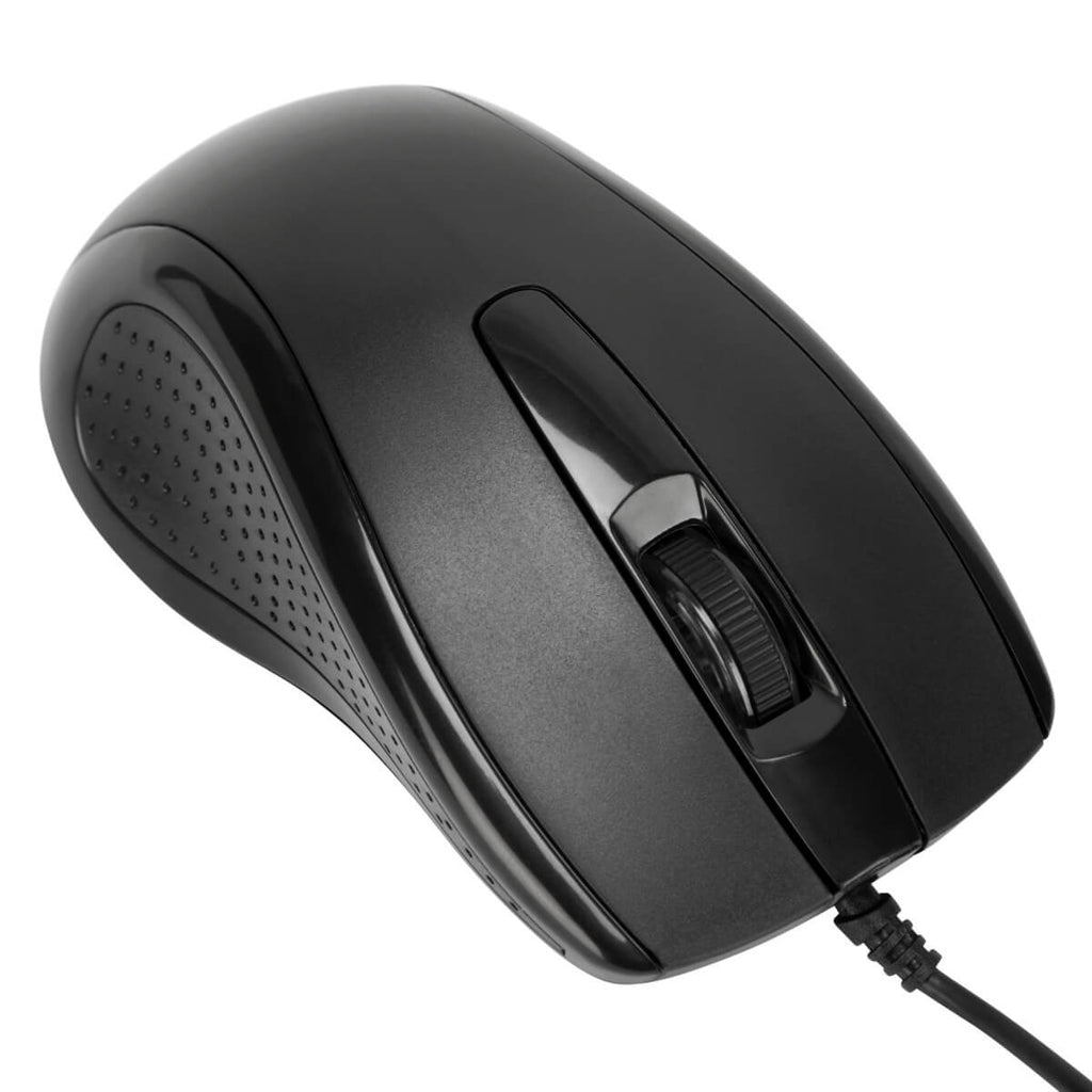 Full Size Wired Keyboard And Mouse Combo Black (es)