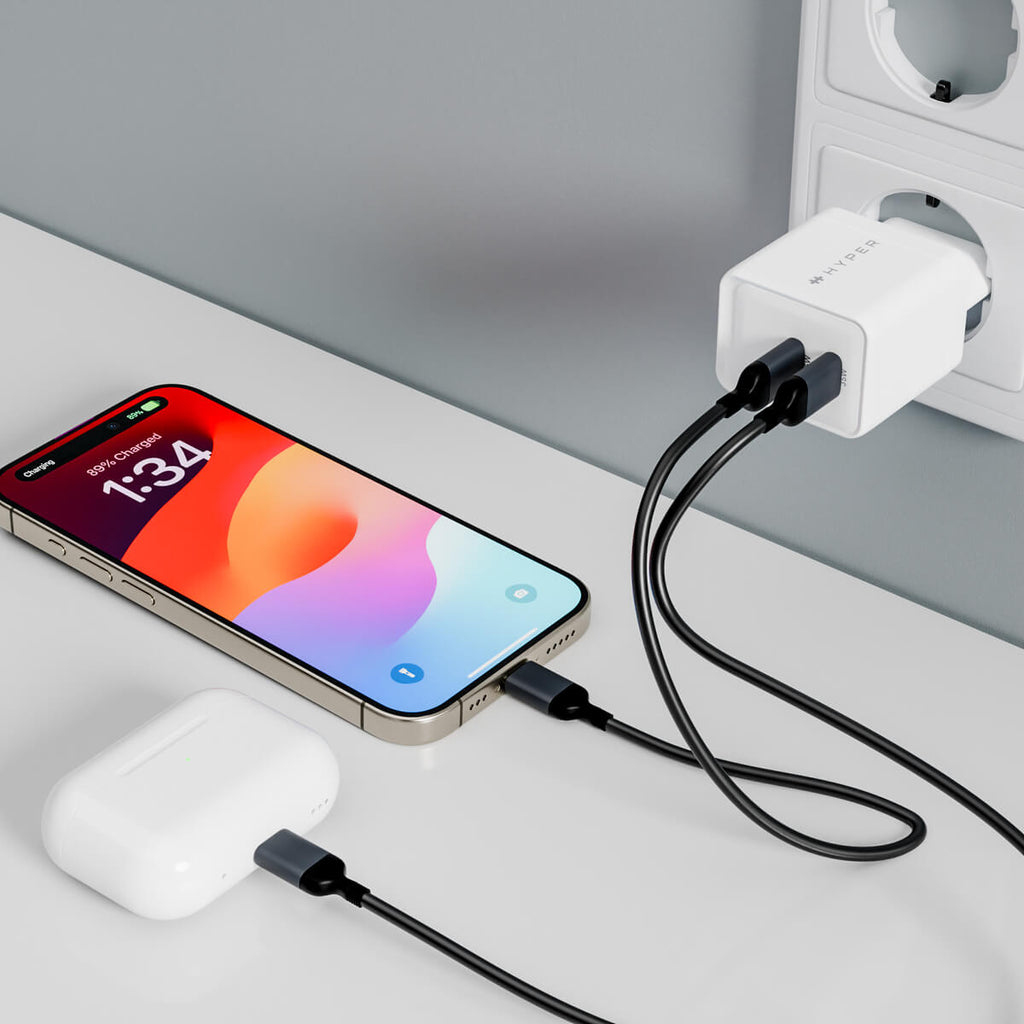 Hyperjuice 35w USB-c Gan Charger White