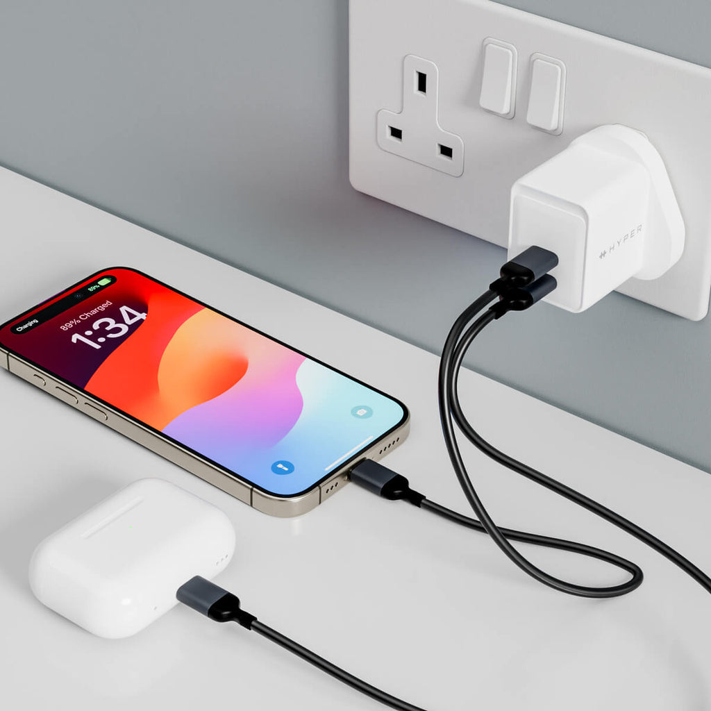 Hyperjuice USB-c Gan Charger 35w White