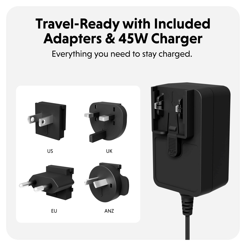 Hyperjuice Qi2 4 In 1 Charging Stand - White