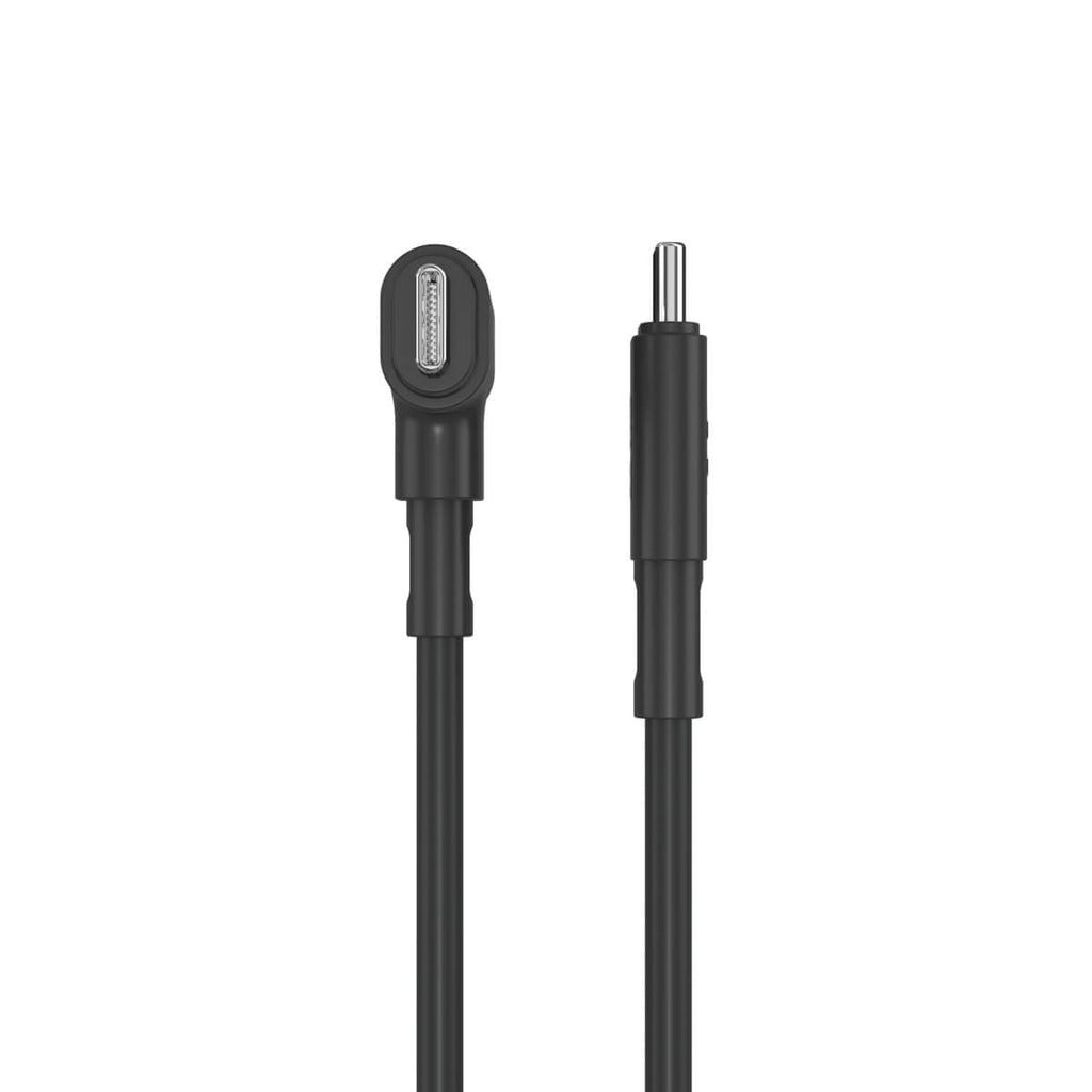 Hyperjuice Silicone USB-c To USB-c And Lightning Hybrid 60w Cable - Black