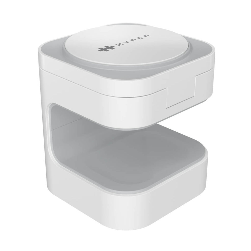 Hyper Hyperjuice Qi2 3-in-1 Magnetic Charging Stand - White