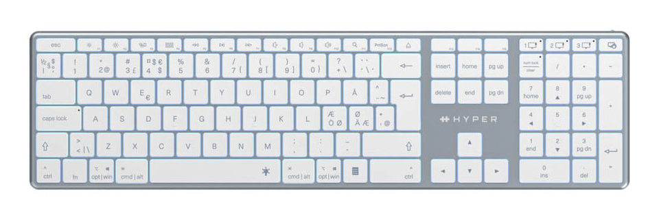 Hyperspace Next Bluetooth Wireless Keyboard (nordic)