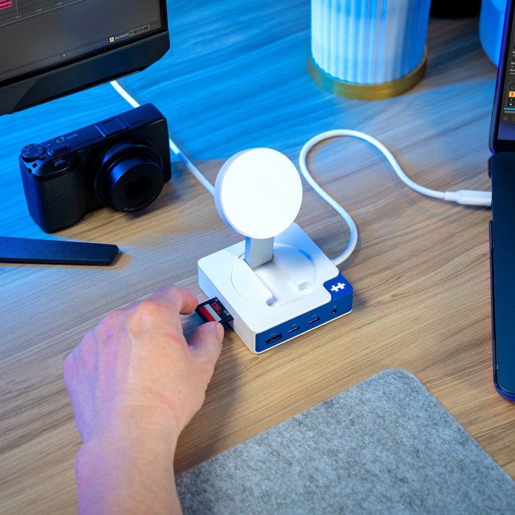 Hyperdrive - Flex Magcharge USB-c Hub (blue)