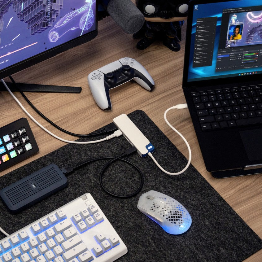 Hyperdrive Flex 5 Port USB-c Hub (blue)