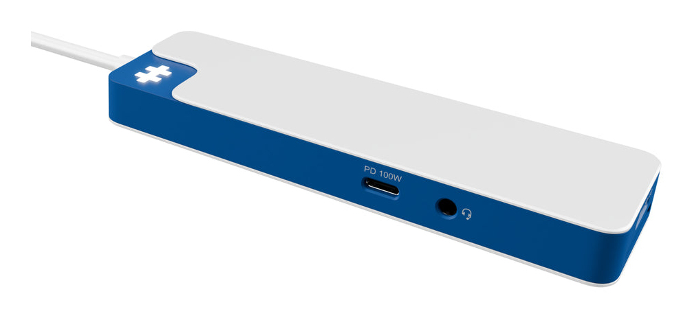 Hyperdrive Flex 9 Port Dual 4k Hdmi USB-c Hub (blue)