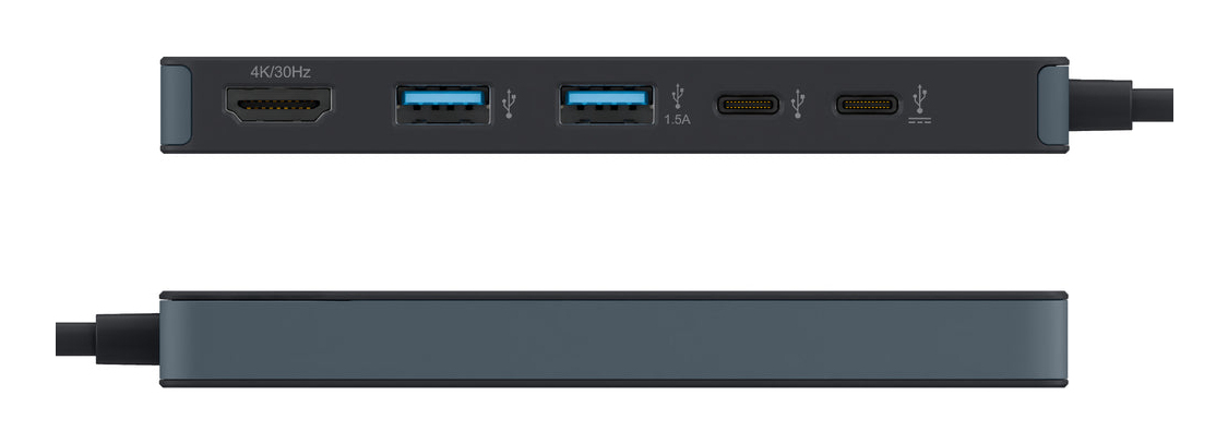 Hyperdrive Flex 5 Port USB-c Hub (black)