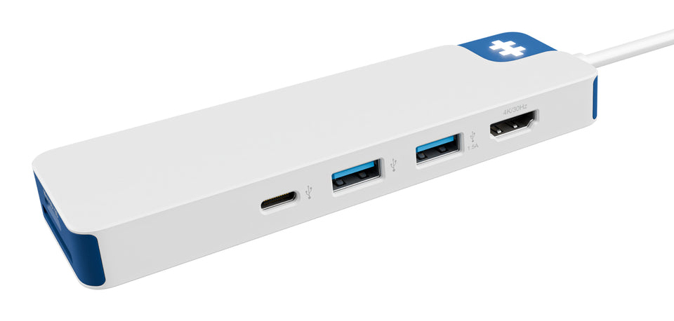 Hyperdrive Flex 8 Port USB-c Hub (blue)
