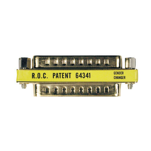 TRIPP LITE Compact Gold Gender Changer Db25 M / M