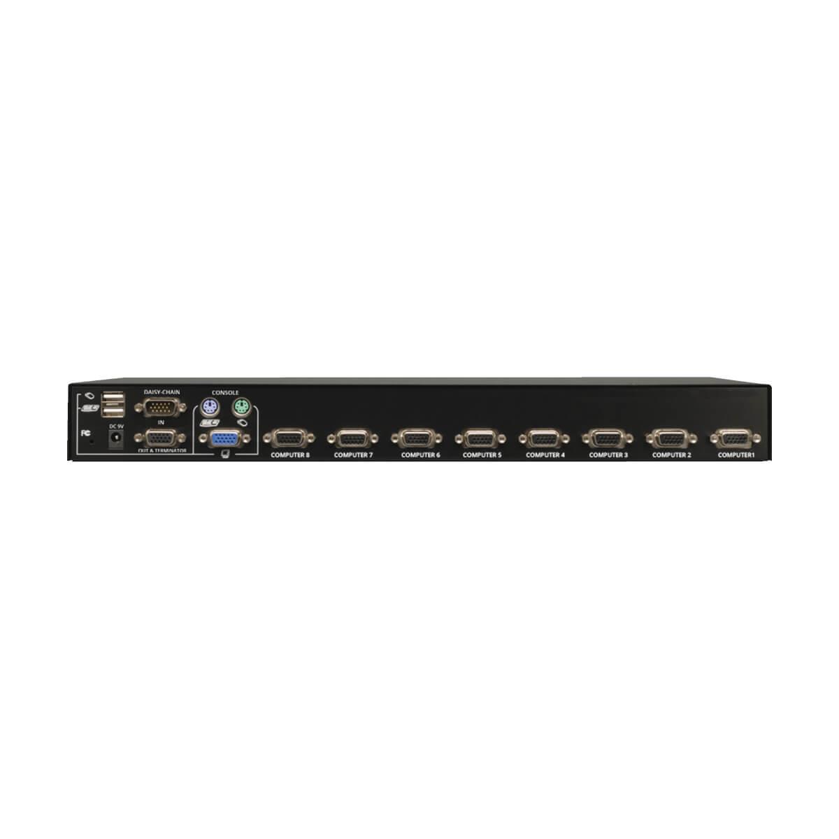 TRIPP LITE 1u Rackmount USB/ps2 KVM Switch 8-port With On-screen Display