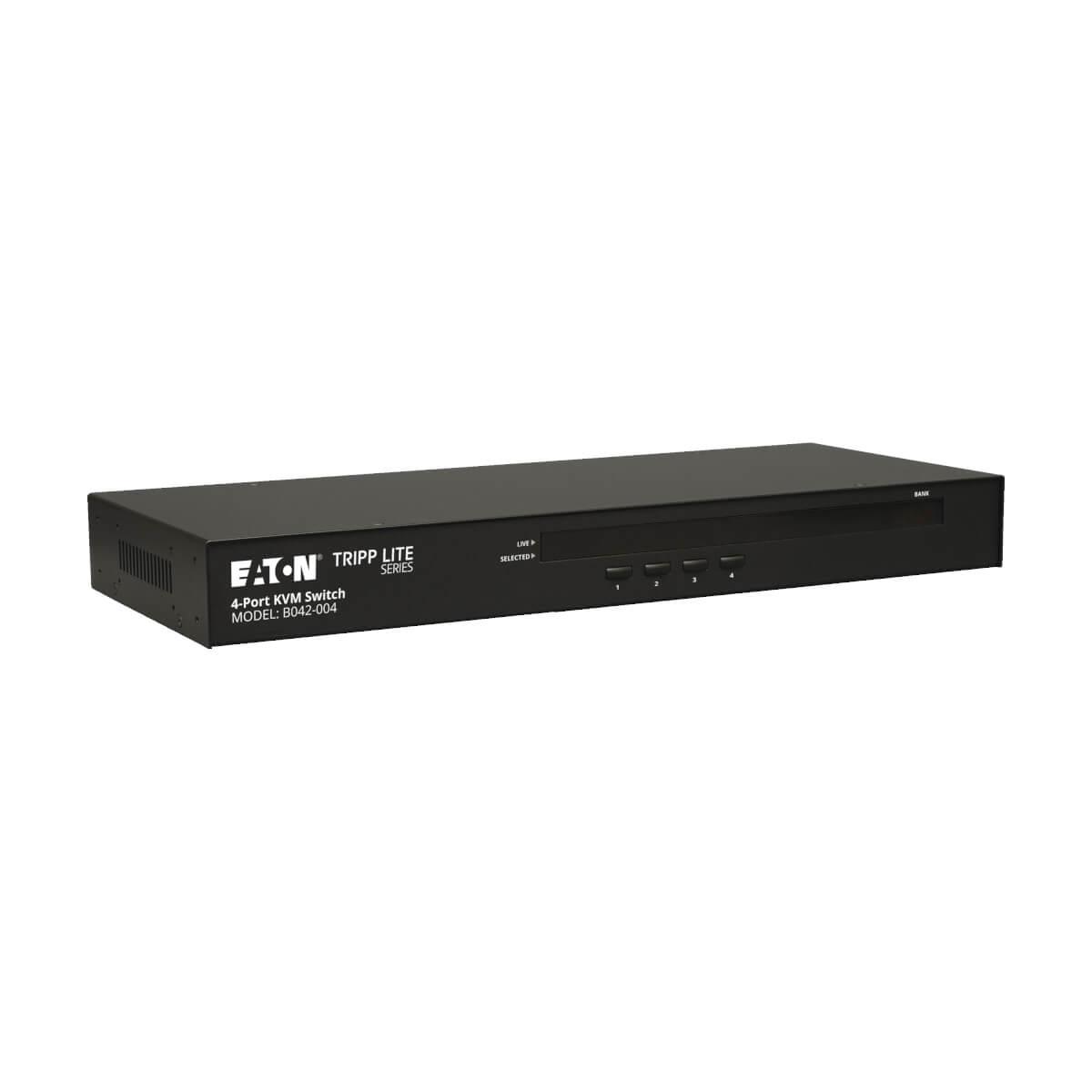 TRIPP LITE KVM Switch 4-port 1u Rackmount USB/ps2 With On-screen Display