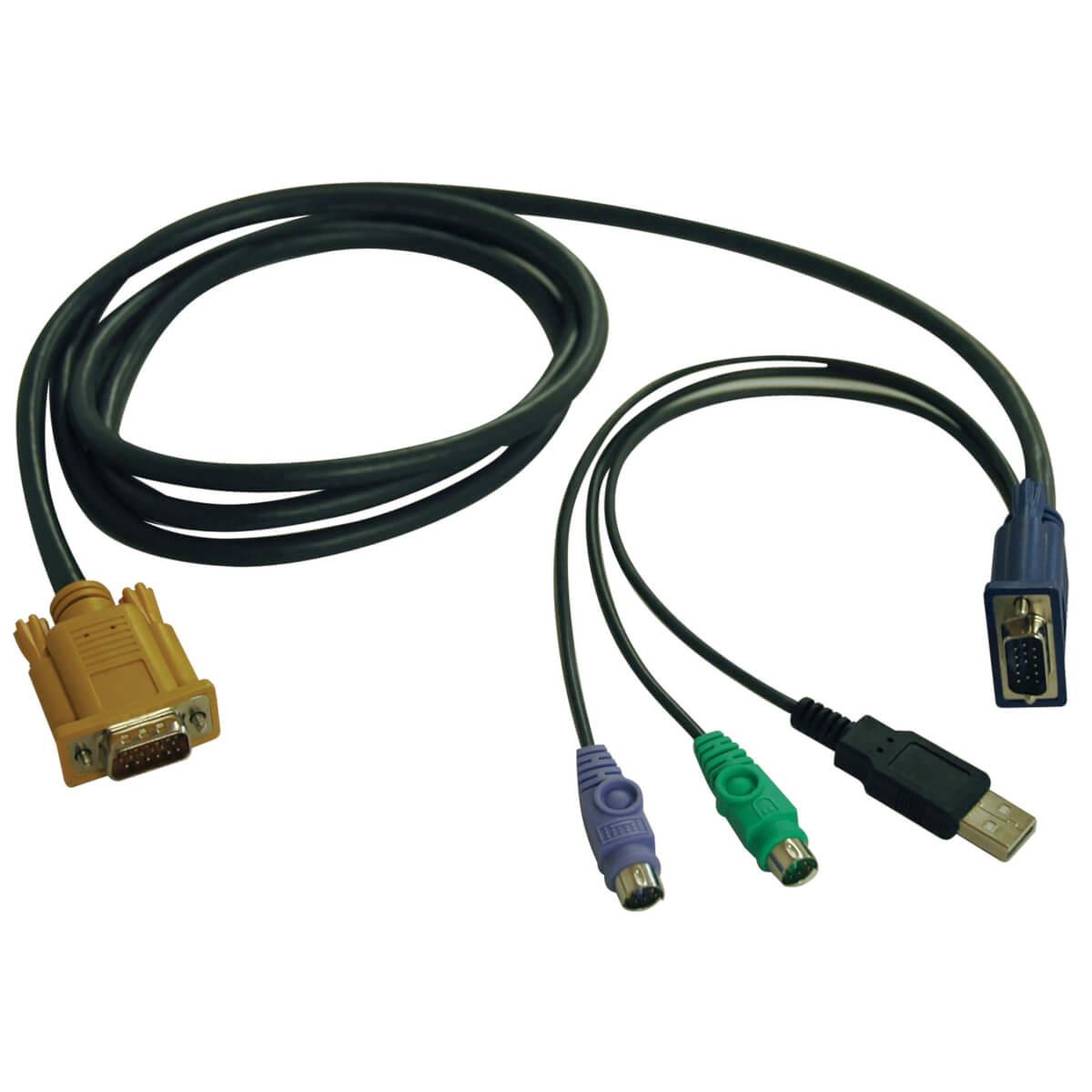 TRIPP LITE KVM Switch USB/ps2 Combo Cable For B020-u08/u16 And B022-u16 KVM 1.8m