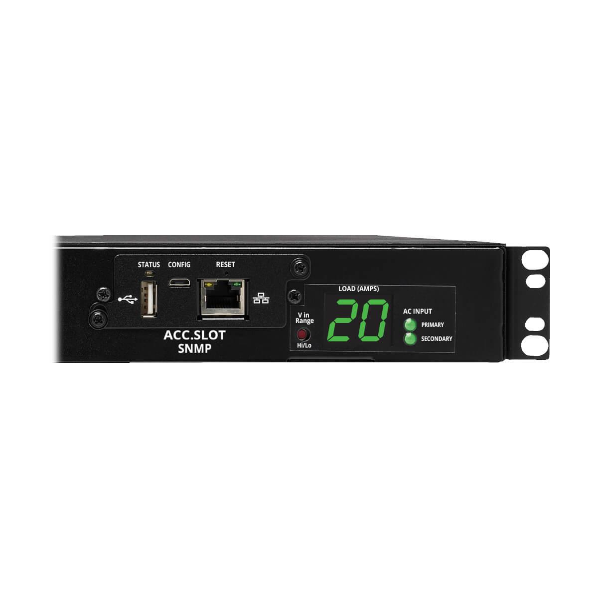 TRIPP LITE PDU With Dual-input Auto Transfer Switching 200-240v 16a 3x C13 2x C19