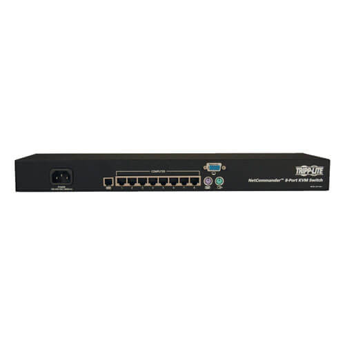 TRIPP LITE KVM Switch 8 Port Netcommander 1u Rackmount Cat5