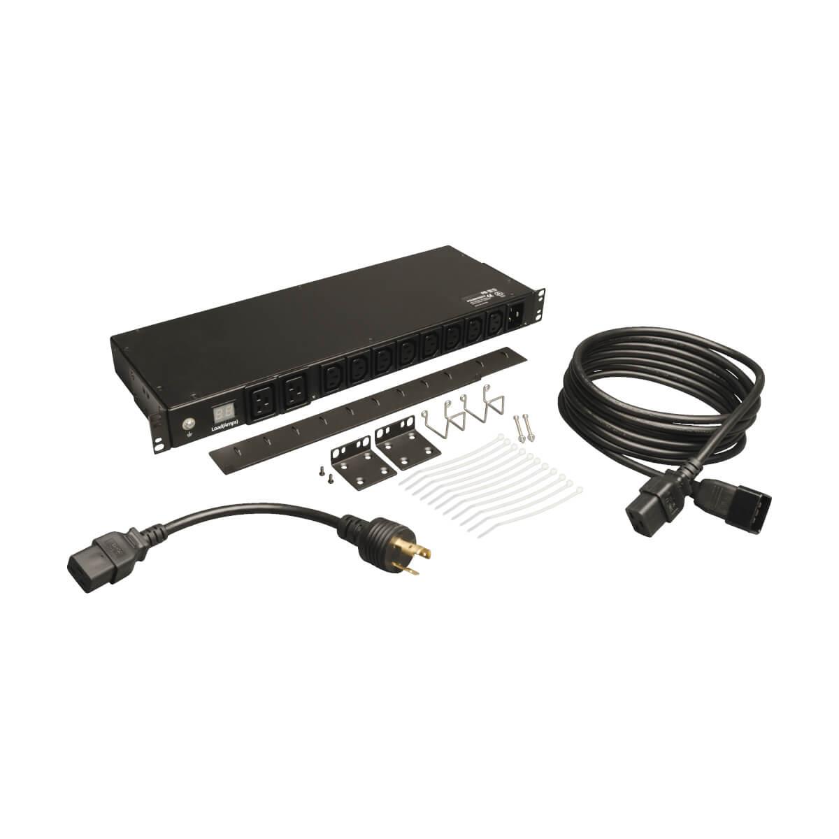 TRIPP LITE PDU Single-phase Metered 20a 200-240v 1u Horizontal Rackmount 2 C19 And 8 C13 Outlets C20 Input