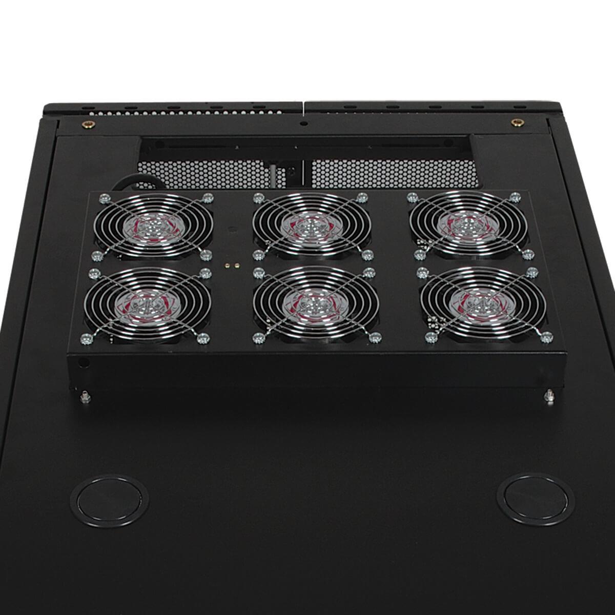 TRIPP LITE Smart Rack Enclosure Roof Mount Fan Panel Airflow Management 120v