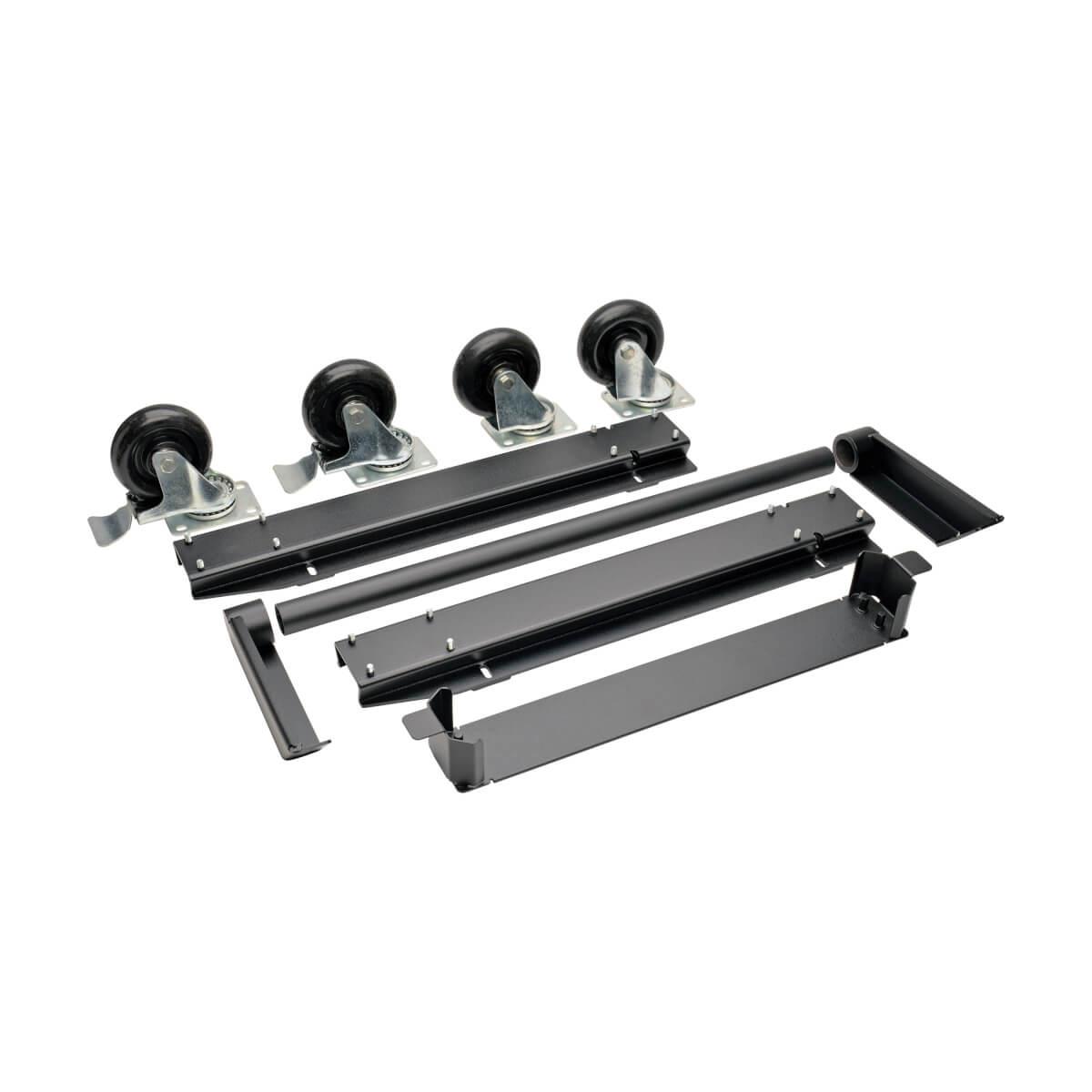 TRIPP LITE Mobile Cart Conversion Kit with Handle Casters and Power Cord Manager for Tablet/Chromebook