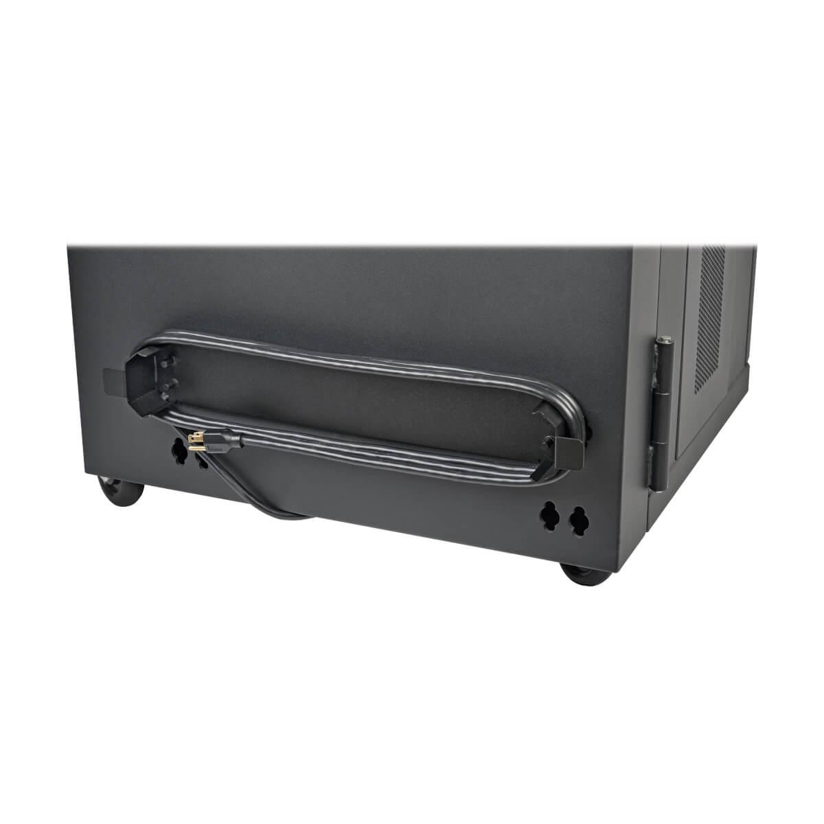 TRIPP LITE Mobile Cart Conversion Kit with Handle Casters and Power Cord Manager for Tablet/Chromebook